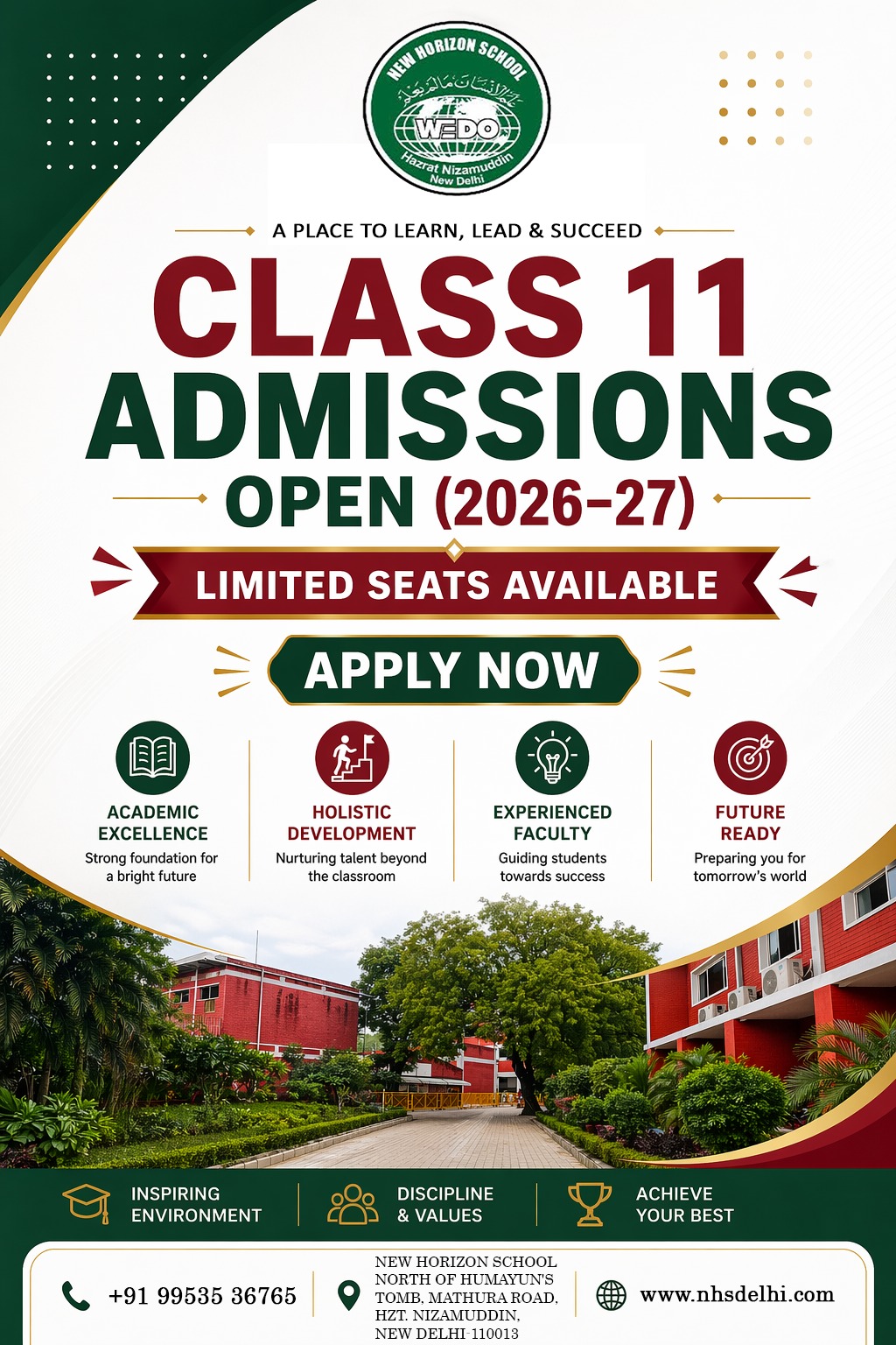XI Admission